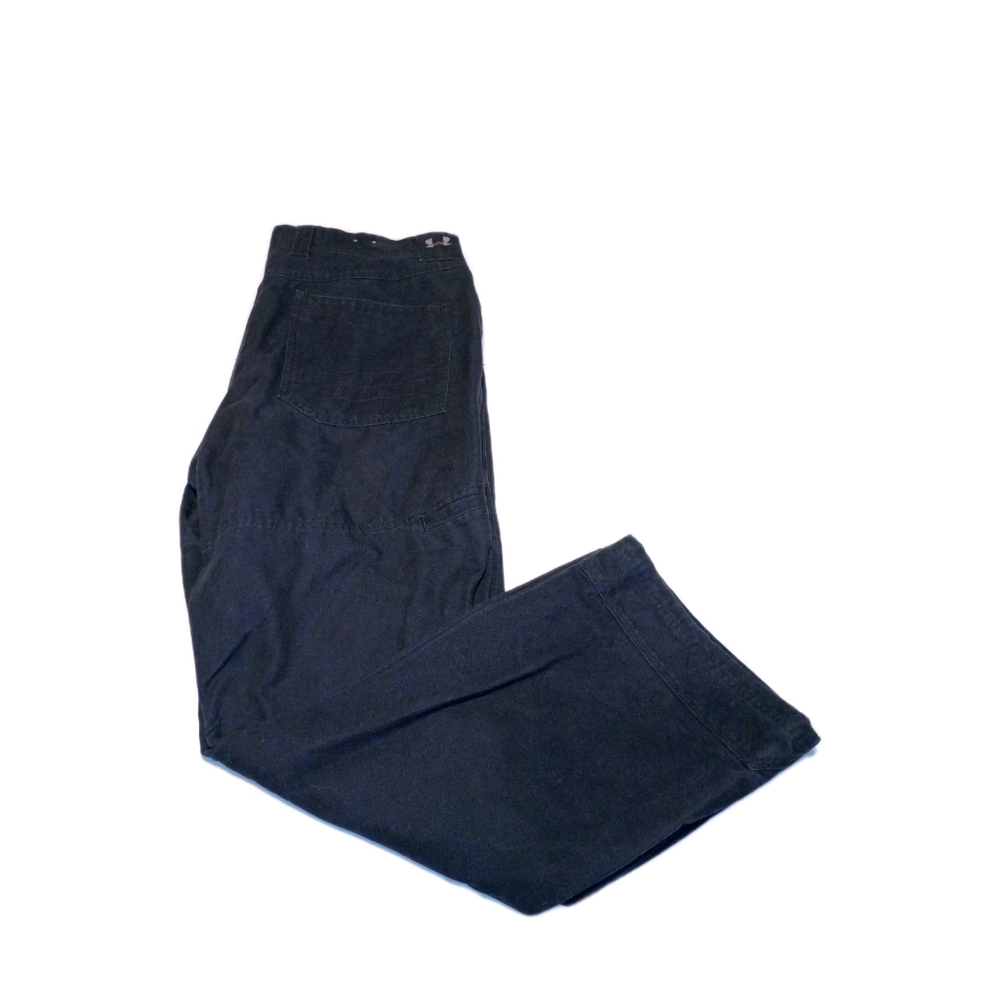 Men’s 38x30 Under Armour Black Hunt  Work Cotton  Heavy Pants Jeans